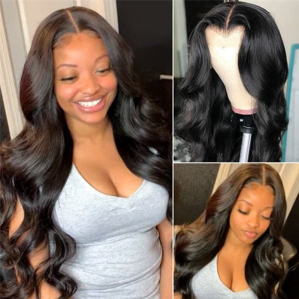 HD Lace Body Wave 5*5 Wigs Realistic Transparent Lace Closure Wig