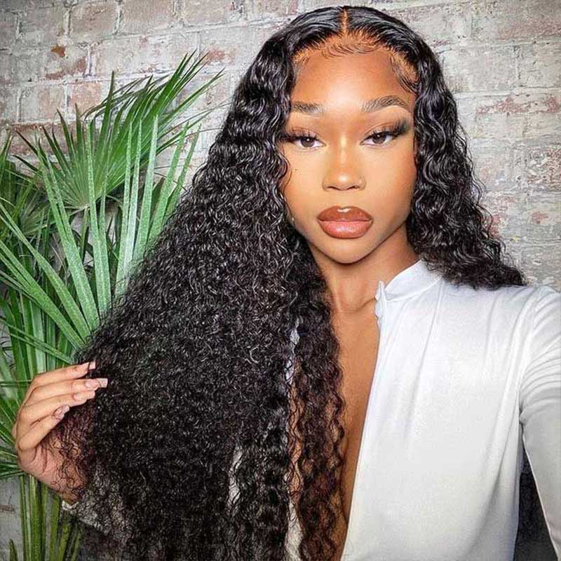 Curly Hair Wig 13x6 HD Lace Wig Kinky Curly Human Hair Lace Front Wigs