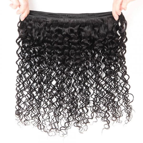 Brazilian Kinky Curly Virgin Human Hair 4 Bundles Jerry Curly Hair Weave