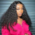 Deep Wave 4X4 Lace Wigs pre plucked human hair lace wig for black women