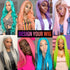 Customized Color Top Grade Human Hair Weave Hairstyles 13x4 Lace Front Wigs