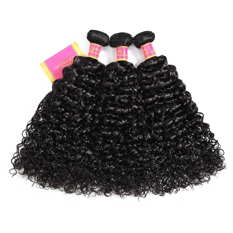 Brazilian Jerry Curly Hair Weft Virgin Human Hair Weave 3pcs/pack Curly Hair Bundles Deal