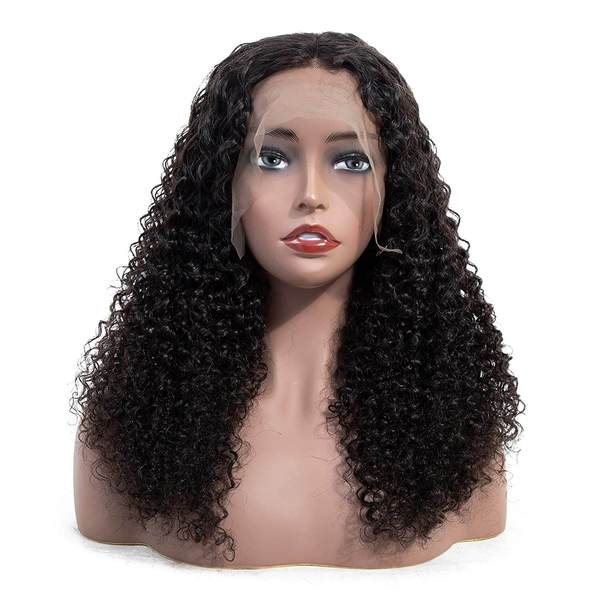 Worldnewhair T Part Wigs Kinky Curl Human Hair Wigs Natural Black