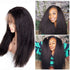 Kinky Straight 4x4 Lace Closure Wigs For Black Women 100% Human Hair Wigs