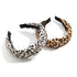 Leopard Pattern Knot Decor Headband For Women-Dark Color