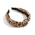Leopard Pattern Knot Decor Headband For Women-Dark Color