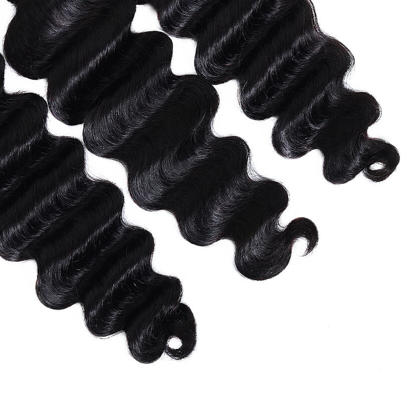 WorldNewHair Brazilian Virgin Hair Weave 3 Bundles Remy Loose Deep Wave Human Hair Weft For Sale