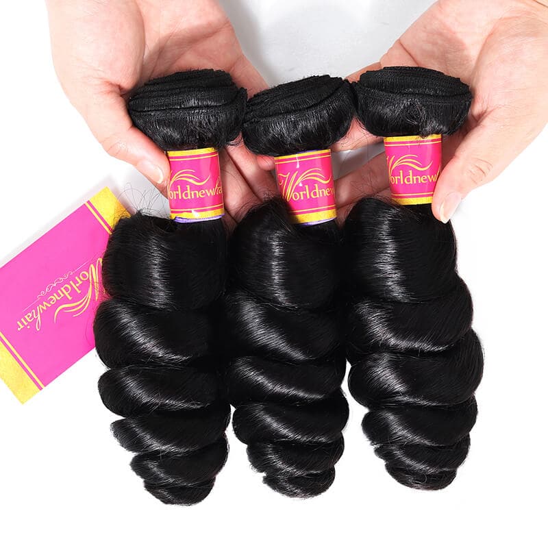Brazilian Loose Wave Hair 3 Bundles Best Virgin Hair Weave For Sale
