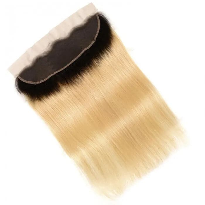 Ombre Color 1B/613 13x4 Lace Frontal Closure Straight Human Hair