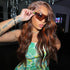 Orange Highlights On Dark Brown Body Wave Hair Lace Front Wigs