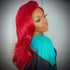 Gorgeous Red Lace Front Wig Body Wave Virgin Human Hair Wigs