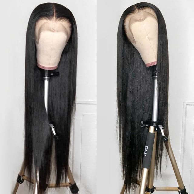 HD Swiss Lace Straight Human Hair Lace Front Wigs Pre Plucked 13*4/5*5/4*4 Invisible Lace Wigs