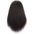 U Part Wig Kinky Straight Human Hair Wig Natural Color 150% Density