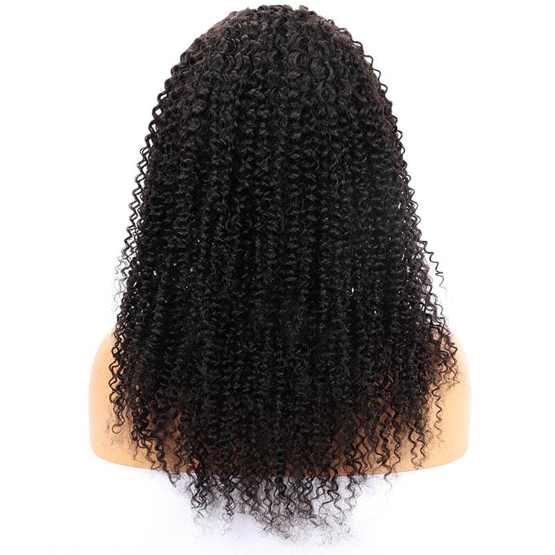 Kinky Curly U-part Wigs 100% Virgin Human Hair Wigs Glueless Wig