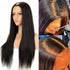 U-Part Wigs Virgin Hair Silky Straight Human Hair Wigs 150% Density