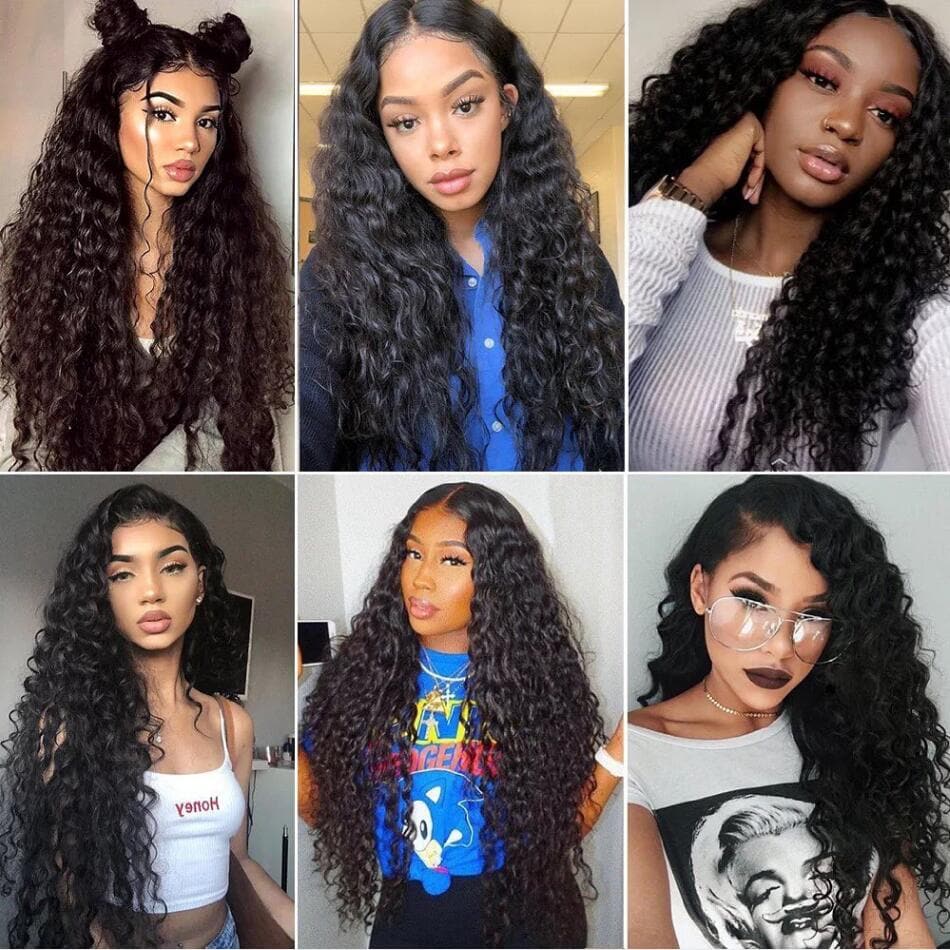 Beginner Friendly V Part Wigs Glueless Jerry Curly Human Hair Wigs No Sew In No Gel NO Leave Out V Part Wig