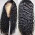 Water Wave 4x4 Lace Wigs Bleached Knots Human Hair Wig For Black Women