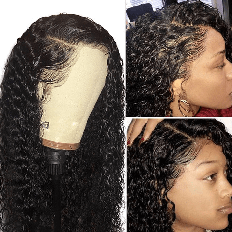 Water Wave Real Wear & Go 5x5 Glueless HD Lace Wig Pre-Cut Human Hair Wigs Pre Plucked Natural Hairline