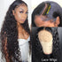 Water Wave 4x4 Lace Wigs Bleached Knots Human Hair Wig For Black Women