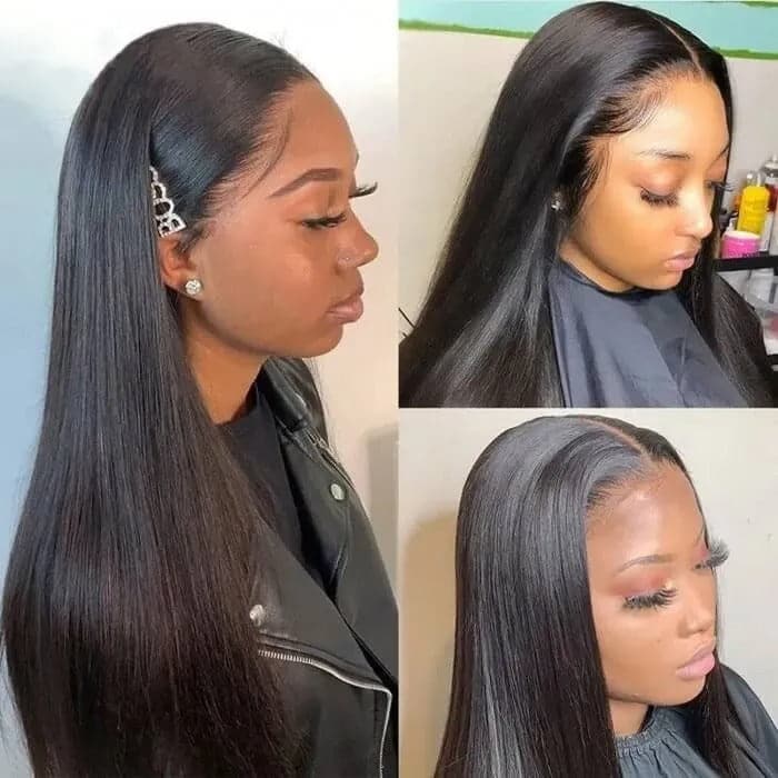 Real HD Glueless Wig 5x5 Lace Closure Wigs Pre Plucked 180% Density