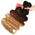 Unprocessed Virgin Hair 4 Bundles Brazilian Ombre Color Body Wave Human Virgin Hair