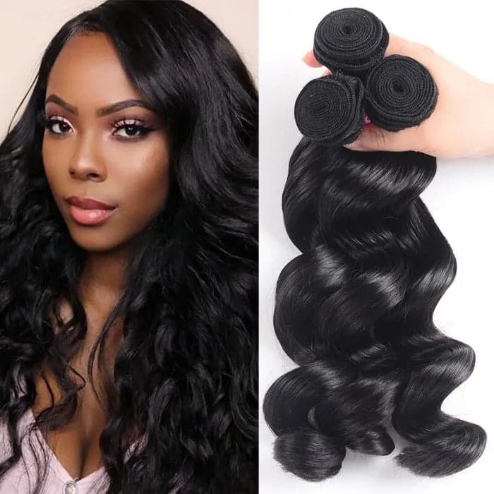 Brazilian Loose Wave Hair 3 Bundles Best Virgin Hair Weave For Sale