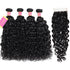 Water Wave Human Hair Bundles With Lace Frontal Brazilian Natural Wave 4pcs